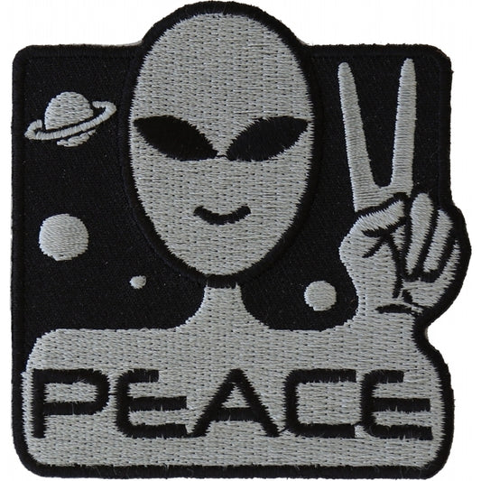 P4912 Peace Alien Fun Patch  Thunderbird Speed Shop