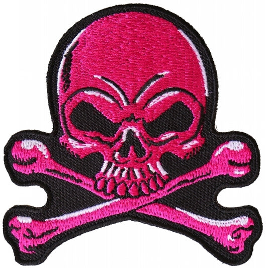 P6358 Pink Skull Patch  Thunderbird Speed Shop