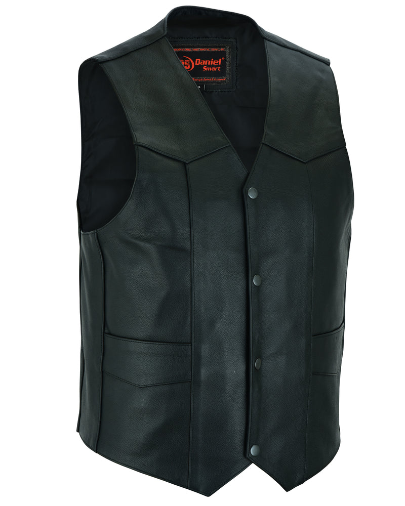 DS110 Traditional Single Back Panel Concealed Carry Vest  Thunderbird Speed Shop