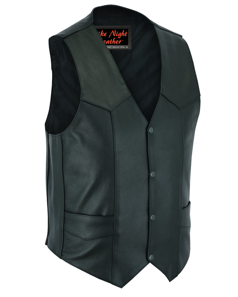 DS104 Men's Plain Side Economy Vest  Thunderbird Speed Shop