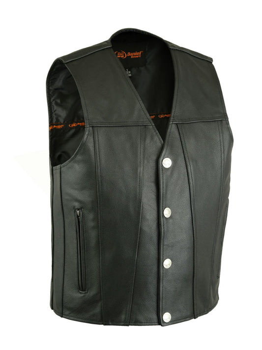 DS125 Men's Single Back Panel Concealed Carry Vest (Buffalo Nickel He  Thunderbird Speed Shop