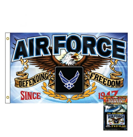 Sdflaf Military Defender - Air Force 3'x5' Flag  Thunderbird Speed Shop