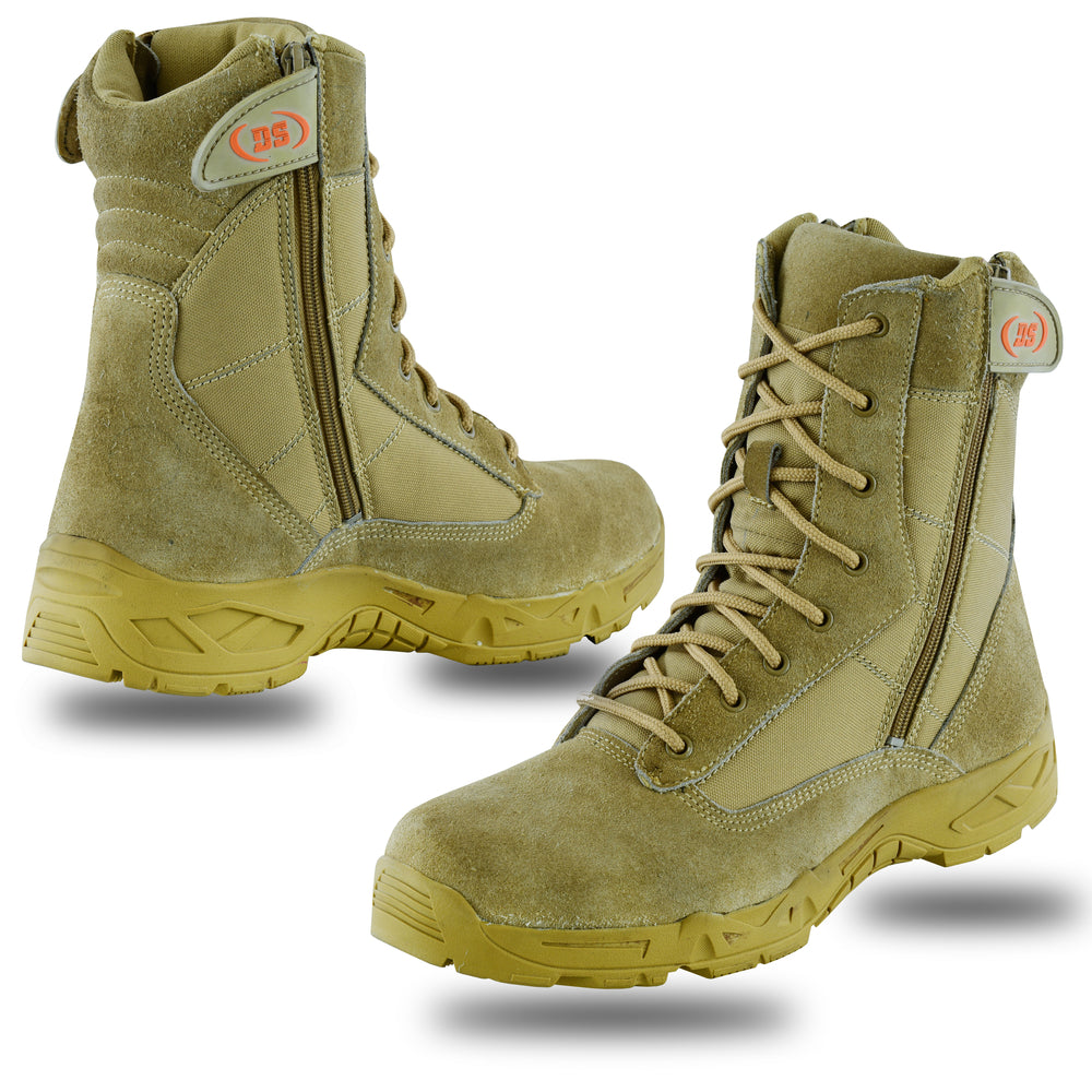 DS9783 Men's 9'' Desert Sand Tactical Boots  Thunderbird Speed Shop