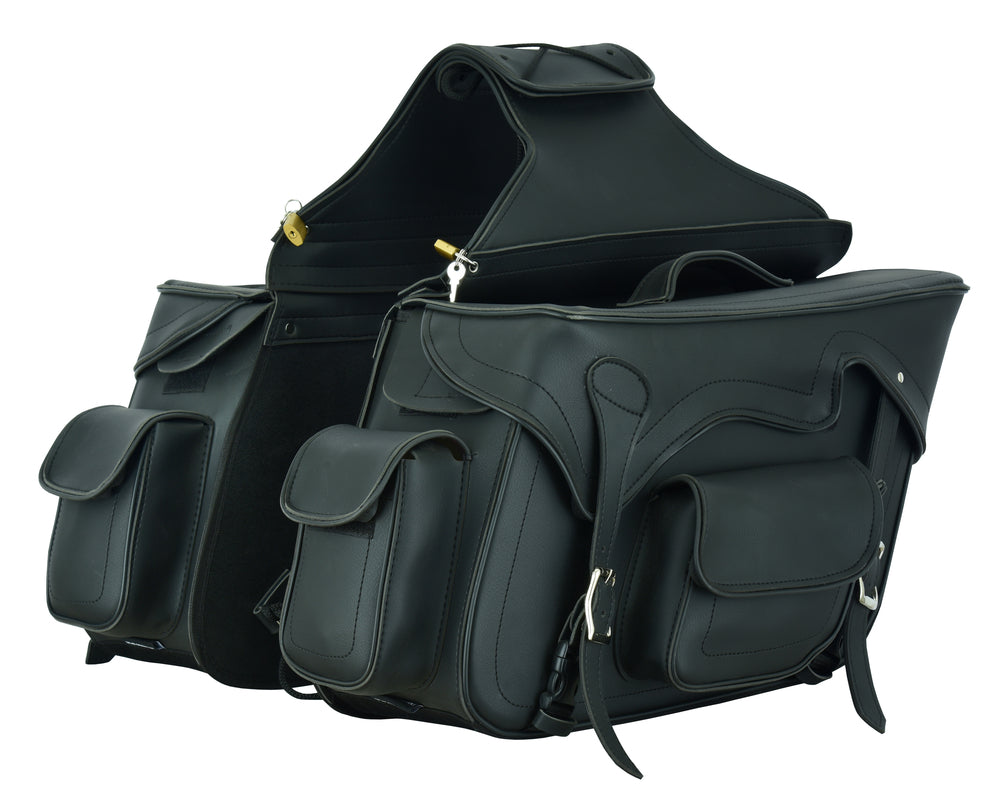 DS322 Two Strap Saddle Bag  Thunderbird Speed Shop