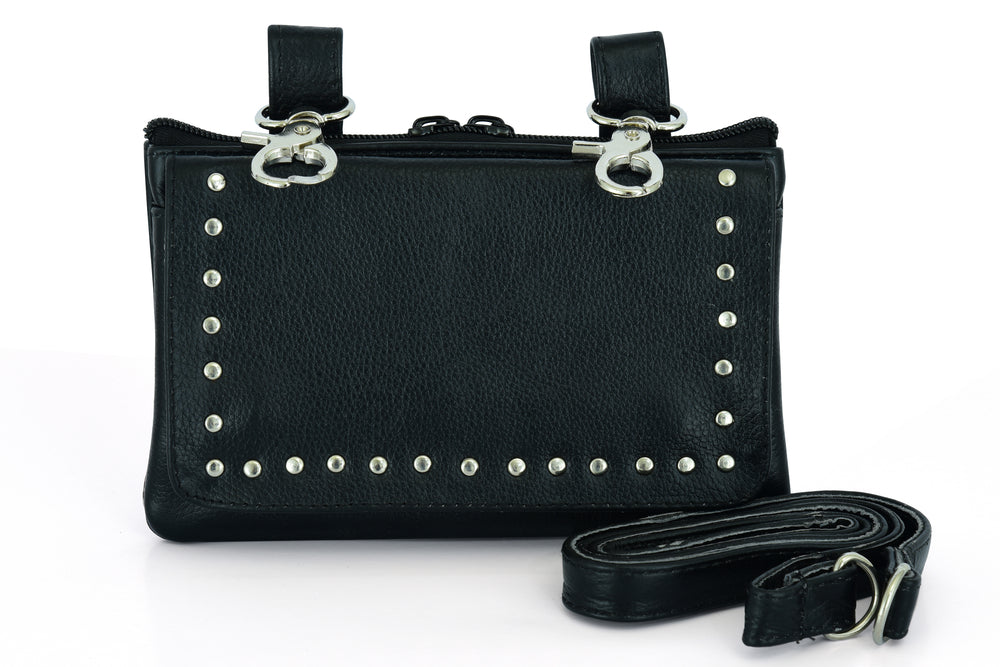 DS8586 Leather Belt Bag - Small  Thunderbird Speed Shop