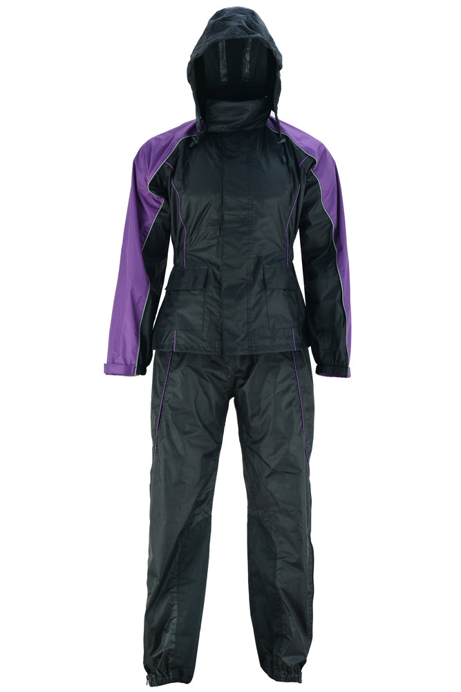 DS575PU Women's Rain Suit (Purple)  Thunderbird Speed Shop