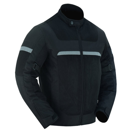 DS764 Men's Racer Mesh Jacket - Black  Thunderbird Speed Shop