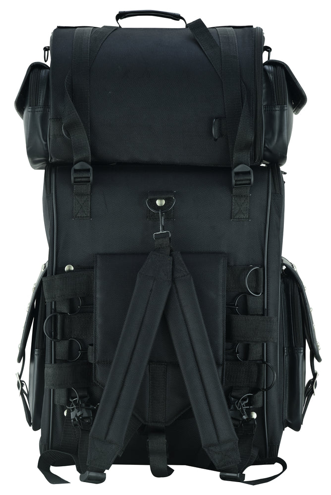 DS386 Updated Touring Back Pack With Studs  Thunderbird Speed Shop