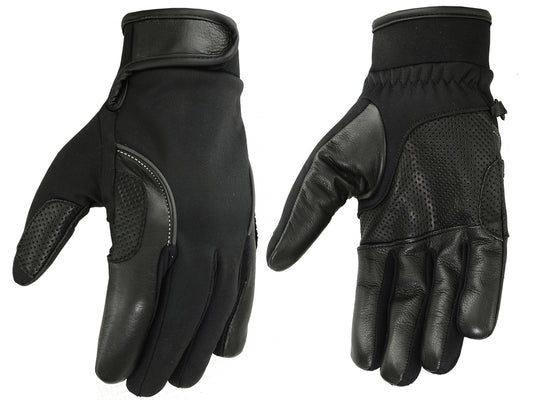 DS33 Leather/ Textile Lightweight Glove  Thunderbird Speed Shop