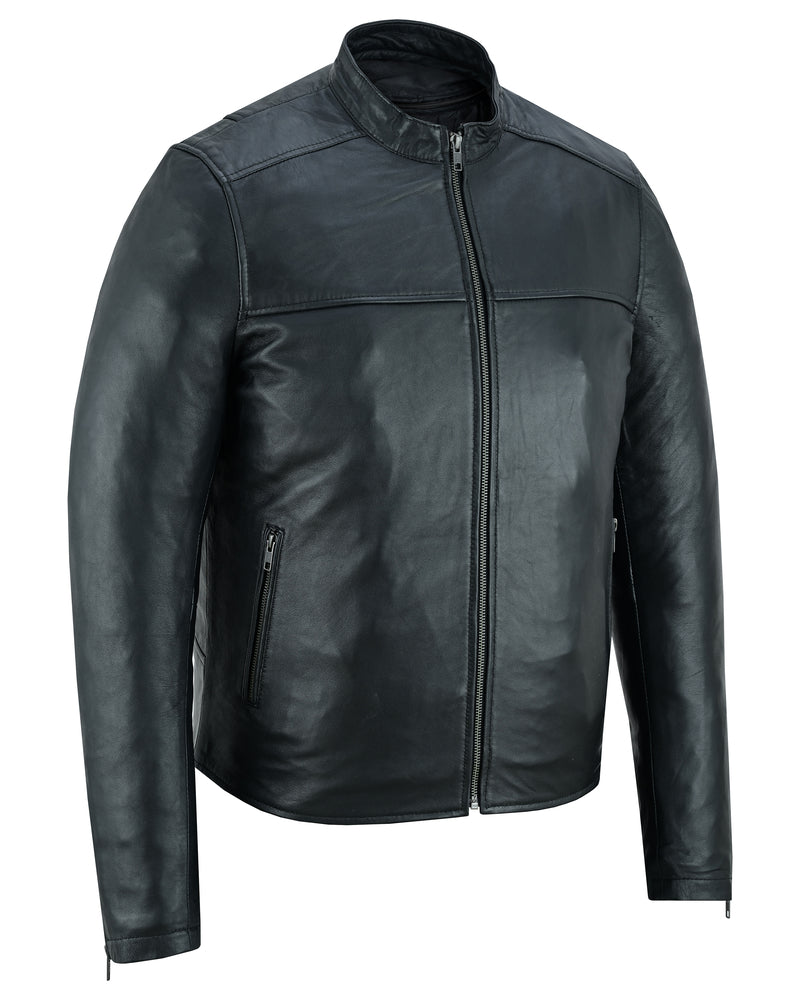 Wanton Men's Fashion Leather Jacket  Thunderbird Speed Shop