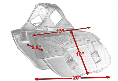 DS313 Two Strap Saddle Bag  Thunderbird Speed Shop