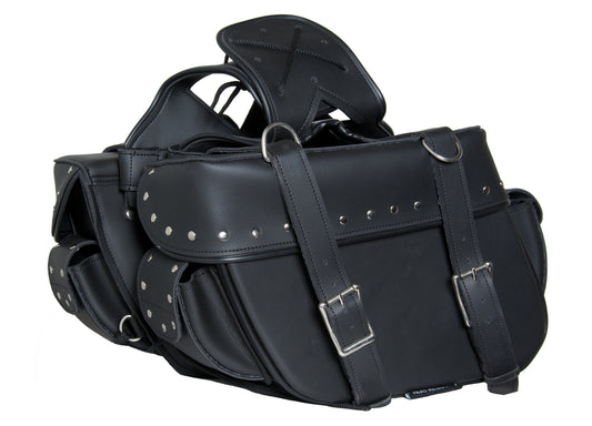 DS312S Two Strap Saddle Bag w/ Studs  Thunderbird Speed Shop