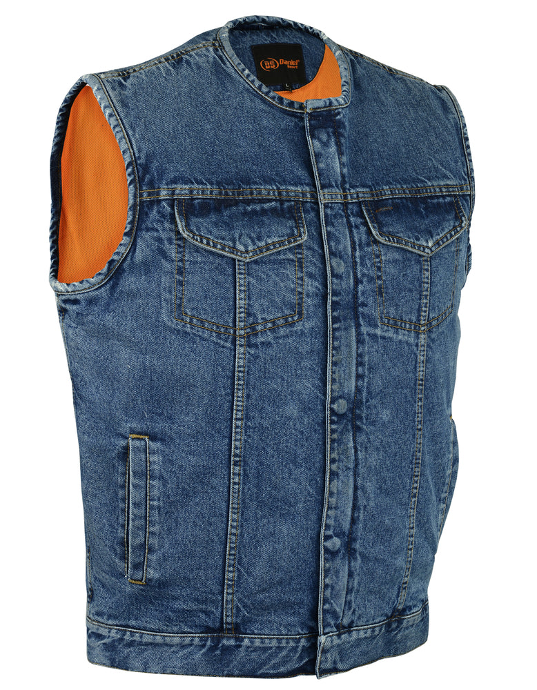 DM981BU Concealed Snaps, Denim Material, Hidden Zipper, w/o Collar  Thunderbird Speed Shop