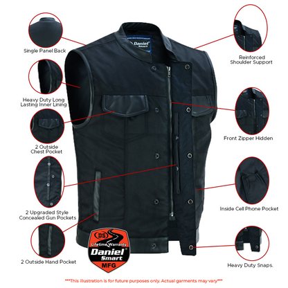 DS689 Concealed Snap Closure, Textile Material, Scoop Collar & Hidden  Thunderbird Speed Shop