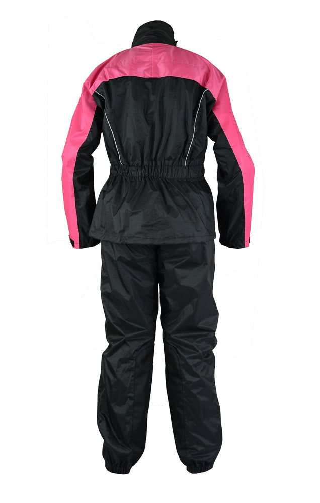 DS598PK Women's Rain Suit (Hot Pink)  Thunderbird Speed Shop