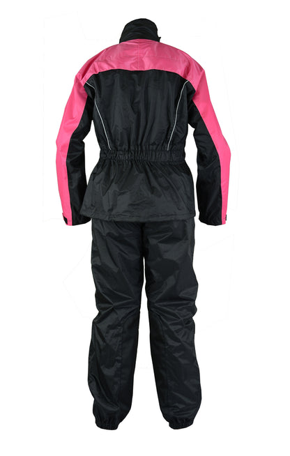 DS598PK Women's Rain Suit (Hot Pink)  Thunderbird Speed Shop