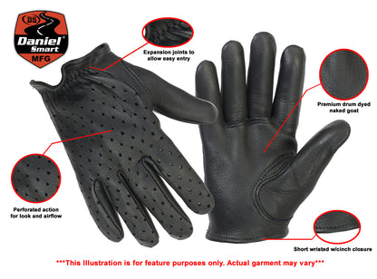 DS89PF Perforated Police Style Glove  Thunderbird Speed Shop