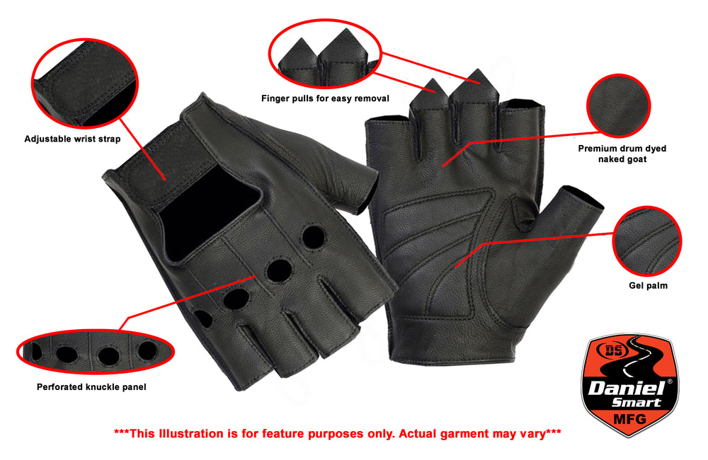 DS61 Premium Fingerless Glove  Thunderbird Speed Shop