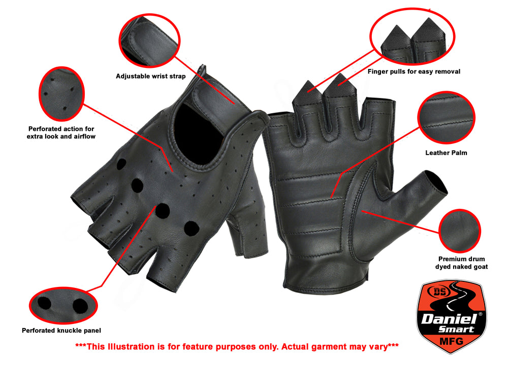 DS62 Premium Fingerless Glove  Thunderbird Speed Shop