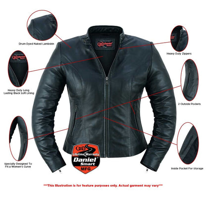 DS843 Women's Stylish Lightweight Jacket  Thunderbird Speed Shop