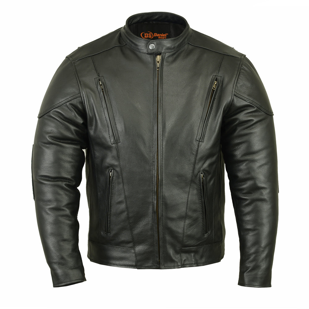 DS779 Men's Vented M/C Jacket w/ Plain Sides  Thunderbird Speed Shop