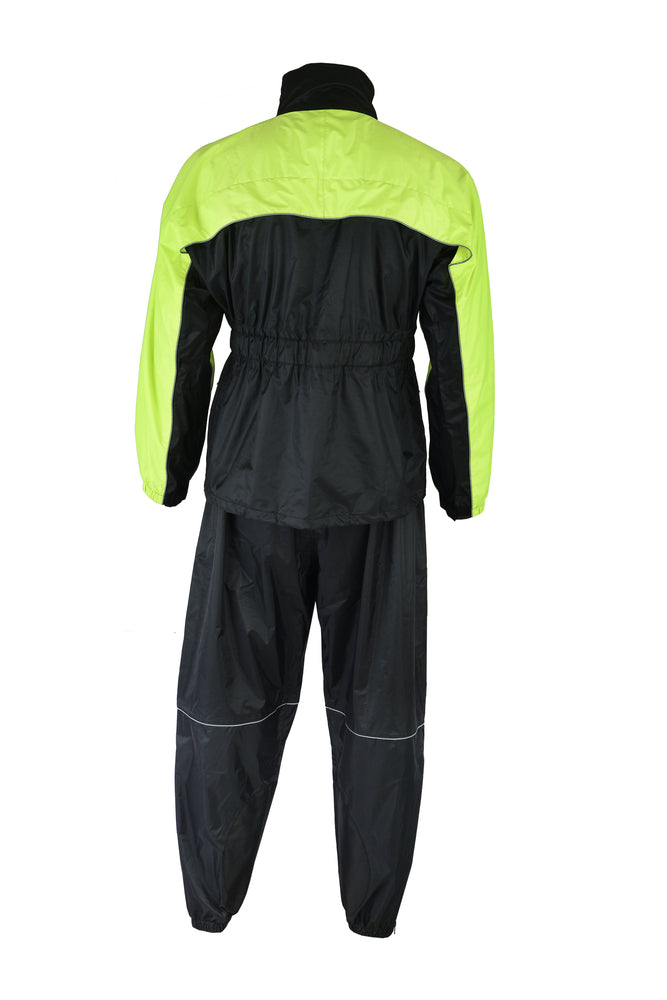 DS592HV Rain Suit (Hi-Viz Yellow)  Thunderbird Speed Shop