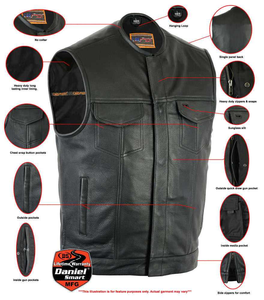 DS187 Upgraded Style Gun Pockets, Hidden Gun Metal Zipper, Bottom Sid  Thunderbird Speed Shop