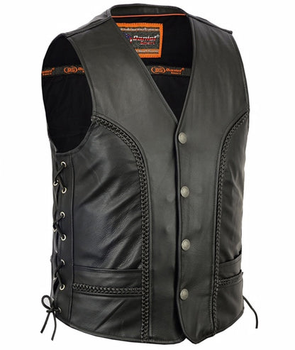 DS131 Men's Braided Vest  Thunderbird Speed Shop