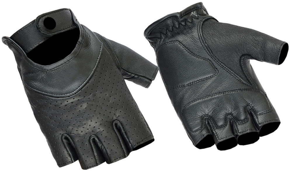 DS8    Women's Perforated Fingerless Glove  Thunderbird Speed Shop