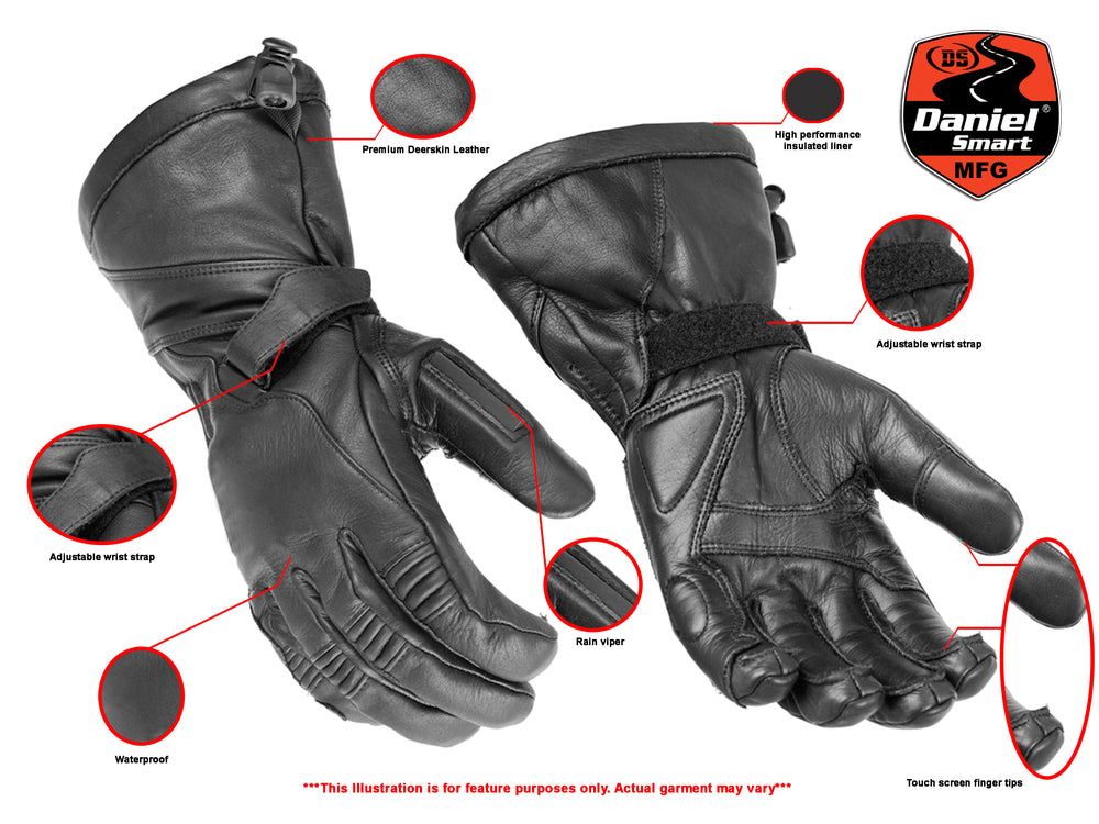 DS28 High Performance Deer Skin Insulated Cruiser Glove  Thunderbird Speed Shop