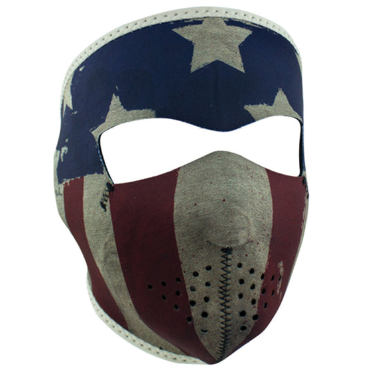 WNFM408 ZAN® Full Mask- Neoprene- Patriot  Thunderbird Speed Shop