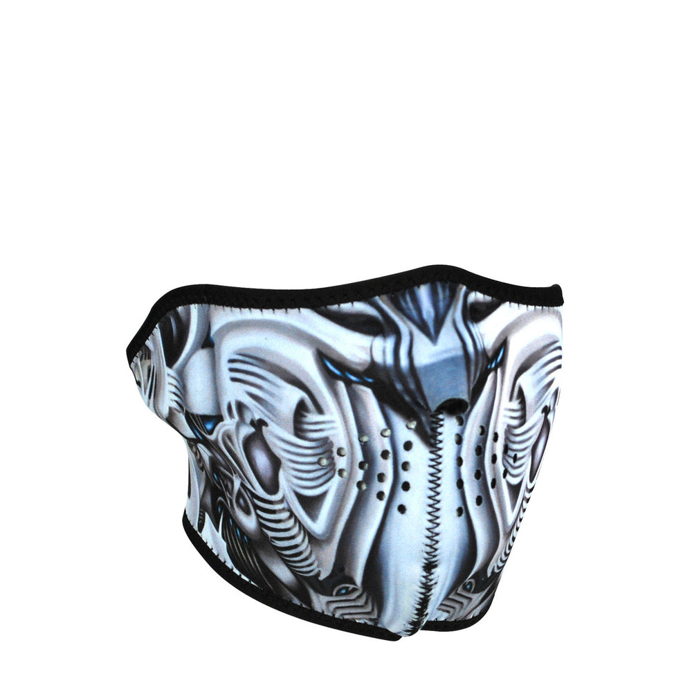 WNFM074H ZAN® Half Mask- Neoprene- Biomechanical  Thunderbird Speed Shop