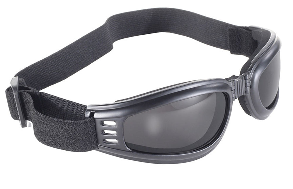 4520 Nomad Goggle Black Frame- Smoke Lens  Thunderbird Speed Shop