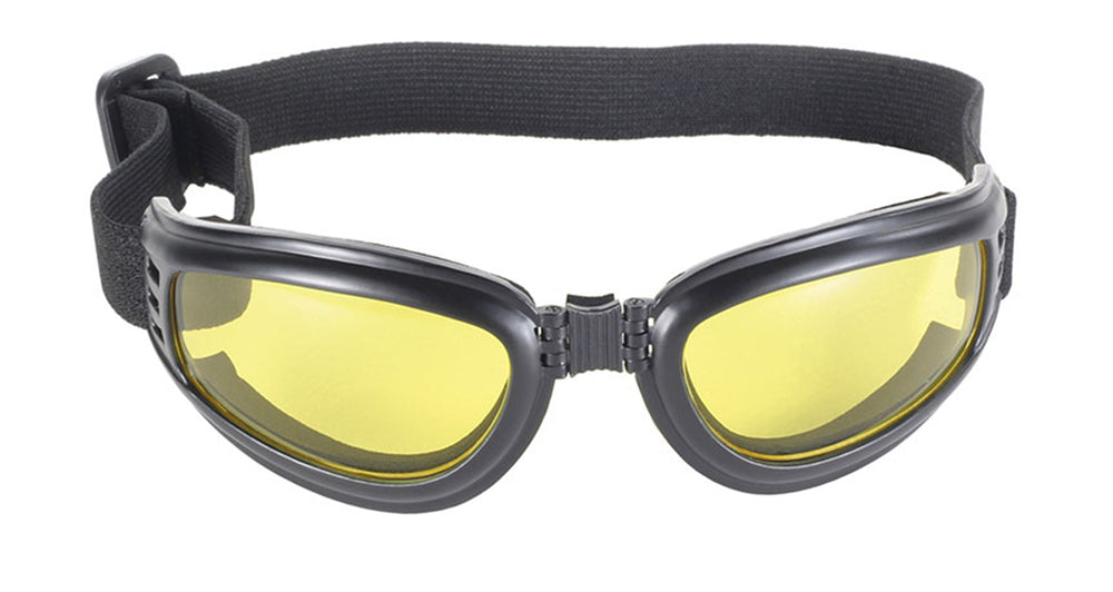 45212 Nomad Goggle Black Frame- Yellow Lens  Thunderbird Speed Shop