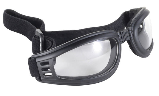 4525 Nomad Goggle Black Frame- Clear Lens  Thunderbird Speed Shop