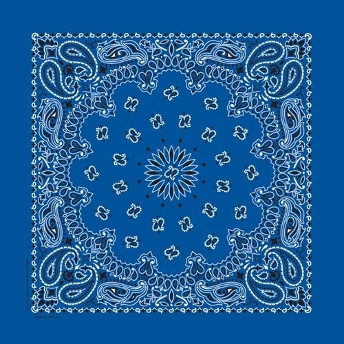 BD2501 Bandana Paisley Royal  Thunderbird Speed Shop