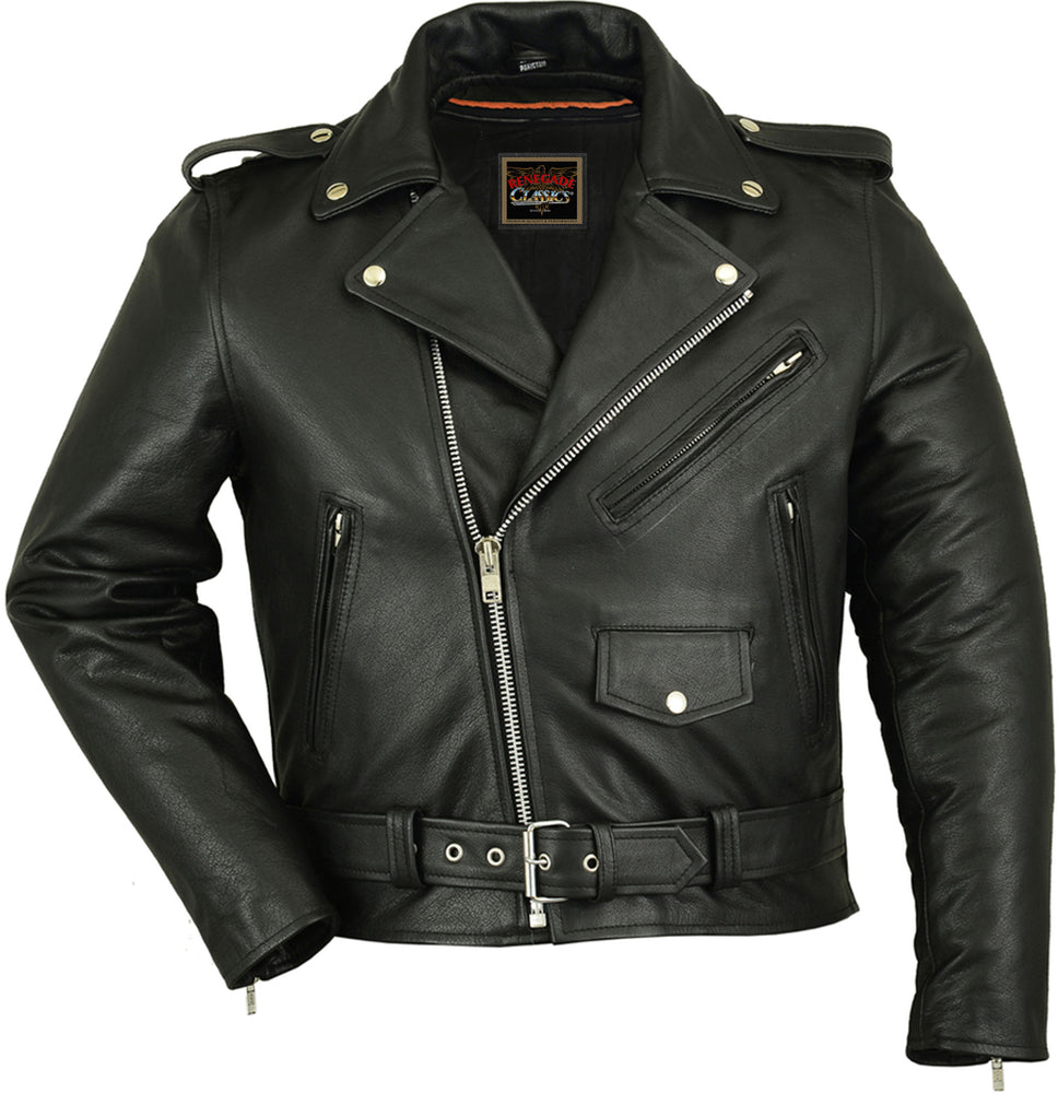 RC730 Men's Classic Plain Side Police Style Jacket  Thunderbird Speed Shop