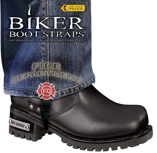 BBS/FD6 Weather Proof- Boot Straps- Fire Department- 6 Inch  Thunderbird Speed Shop