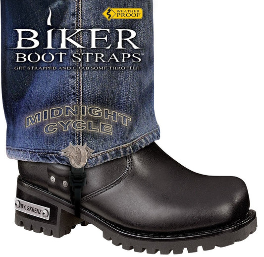 BBS/MD6 Weather Proof- Boot Straps- Midnight Cycle- 6 Inch  Thunderbird Speed Shop