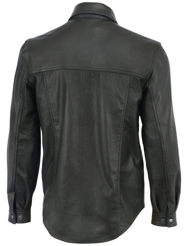 DS770 Men's Premium Lightweight Leather Shirt  Thunderbird Speed Shop