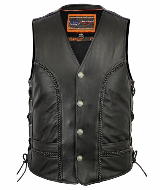 DS131 Men's Braided Vest  Thunderbird Speed Shop