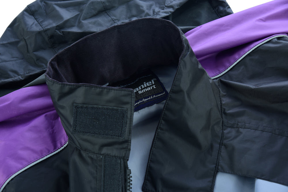 DS575PU Women's Rain Suit (Purple)  Thunderbird Speed Shop