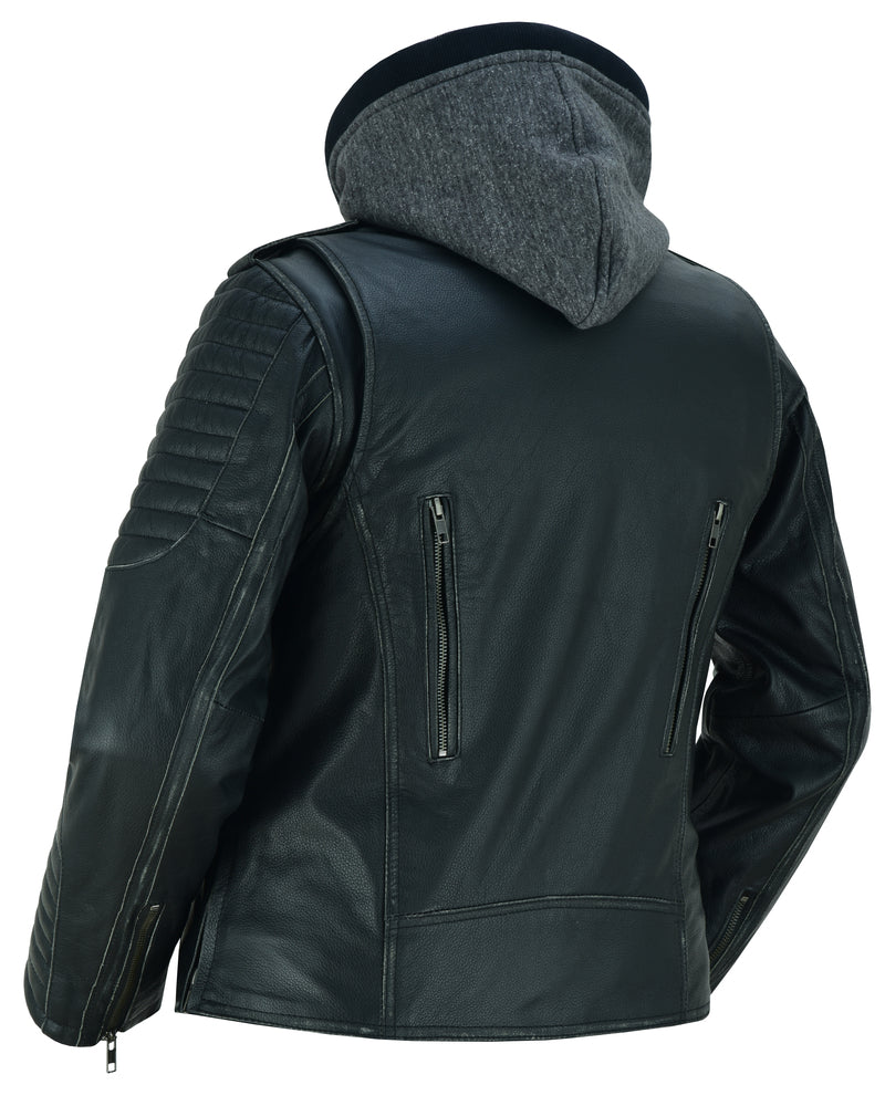 DS877 Women's M/C Jacket with Rub-Off Finish  Thunderbird Speed Shop