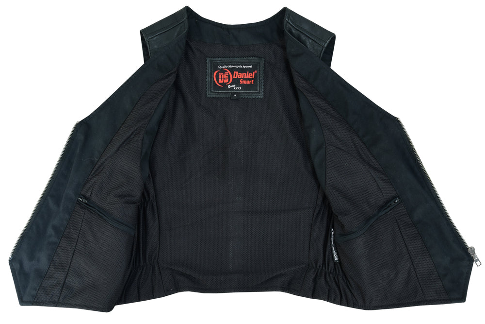 DS238 Women's Stylish Lightweight Zipper Front Vest  Thunderbird Speed Shop