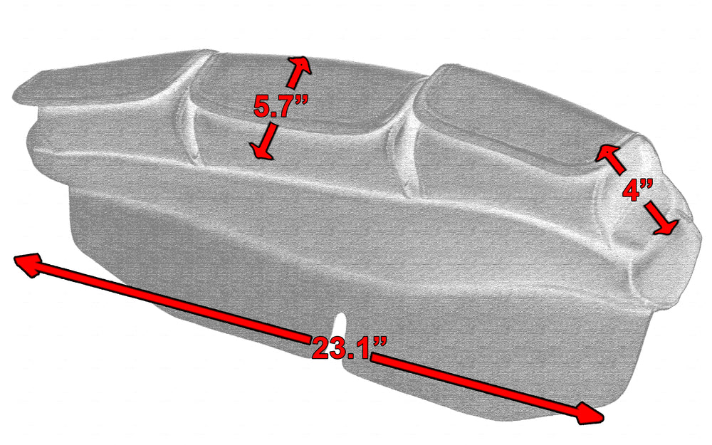 DS5801 Four- Pouch Windshield Bag  Thunderbird Speed Shop