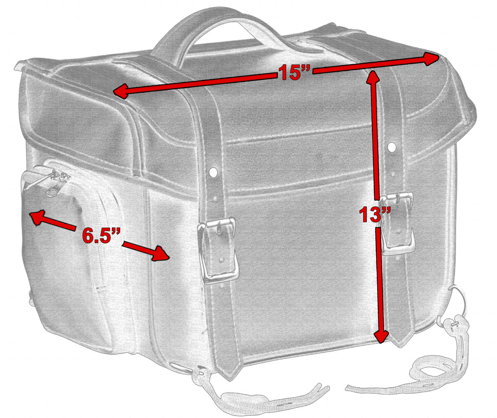 DS340 Small Sissy Bar Bag - Cooler Insert  Thunderbird Speed Shop