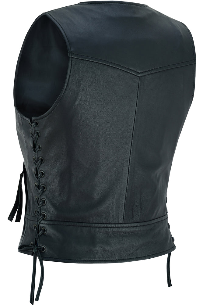 DS241 Women's Lightweight Vest with Rivets Detailing  Thunderbird Speed Shop