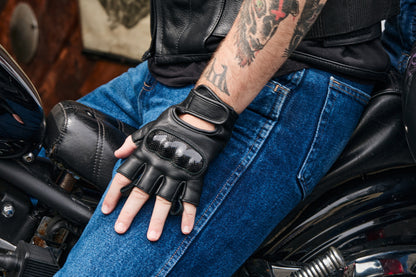 DS18 Sporty Fingerless Glove  Thunderbird Speed Shop