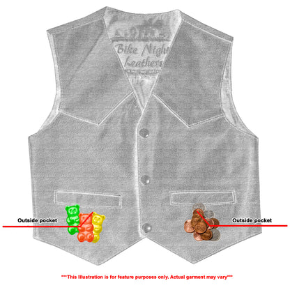 DS1744 Toddler Traditional Style Plain Side Vest  Thunderbird Speed Shop