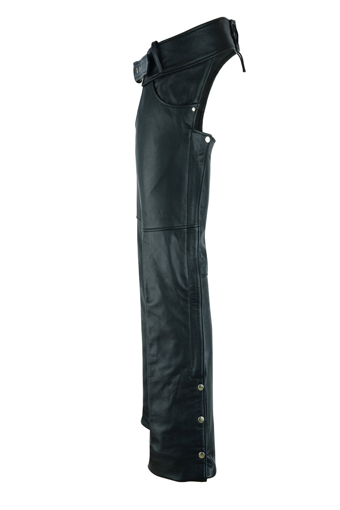 DS447TALL Tall Classic Leather Chaps with Jeans Pockets  Thunderbird Speed Shop